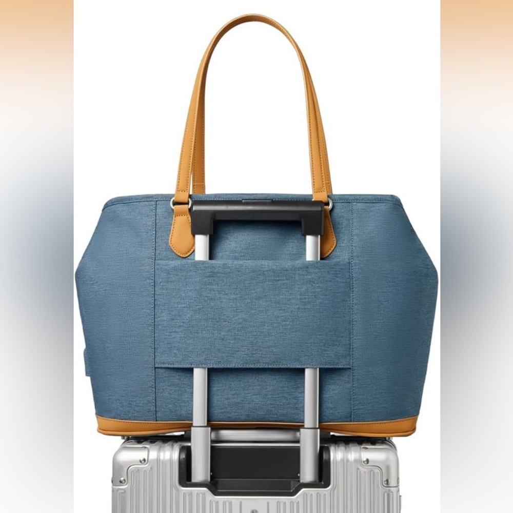 Nobadee Blue and Tan Travel Bag - Picture 6 of 6